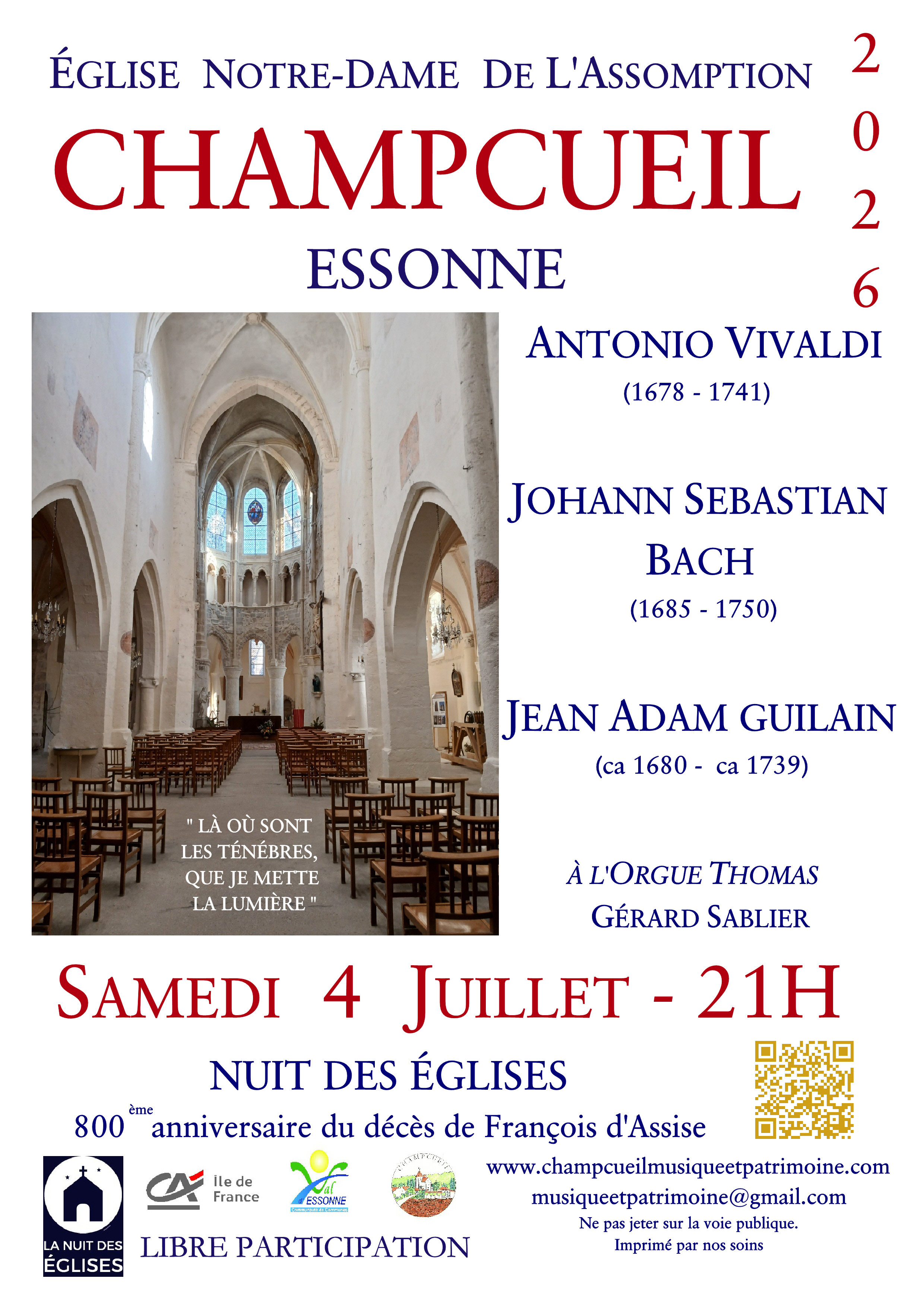 La Nuit des églises à Champcueil